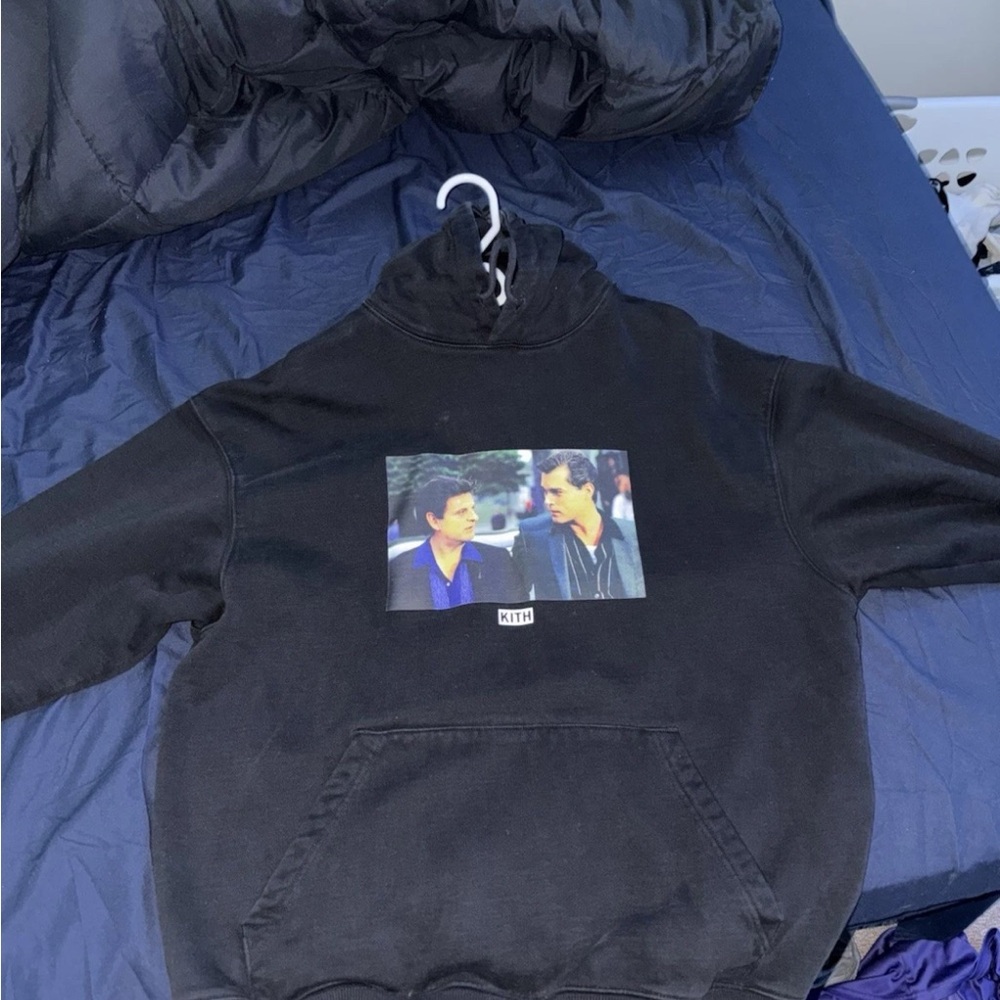 KITH For Goodfellas Black Graphic Hoodie “Funny How”